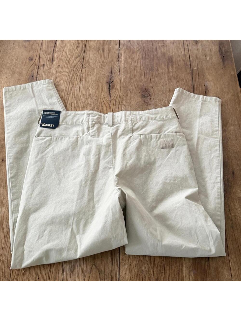 VRST limitless canvas athletic tapered pants size waist 32 length 32 NWT